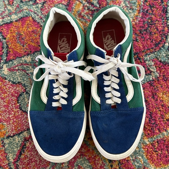 Vans | Unisex primary color Old Skool ‘Yacht Club’ suede/canvas sneaker M9 W10.5 - Picture 10 of 16